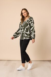 Clarity Lyon Print Top