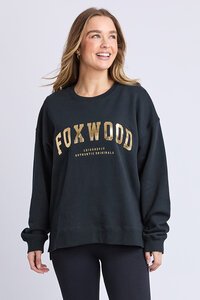 Foxwood Metallic Interval Crew
