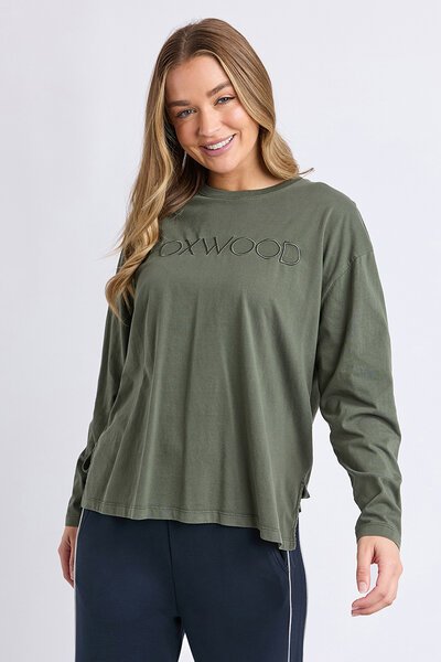 Foxwood Simplified Long Sleeve Tee-hc-new-Hello Cyril.