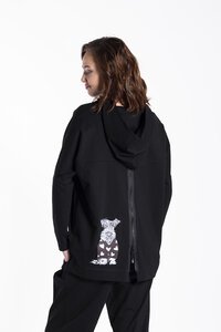 Jellicoe Hoodie Noir Dog