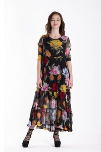 Jellicoe 4 Tiered Dress Rose Rebellion