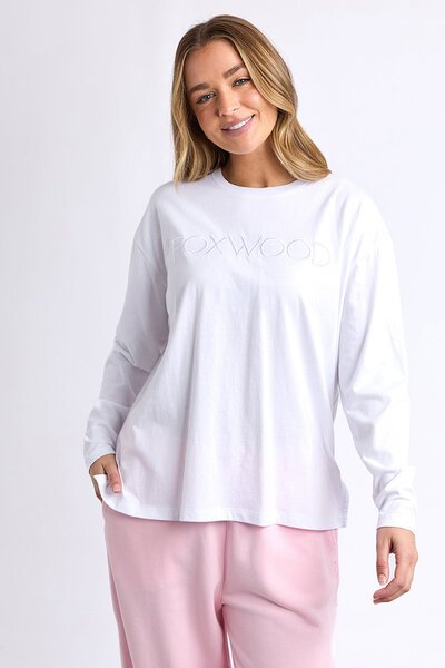 Foxwood Simplified Long Sleeve Tee-hc-new-Hello Cyril.