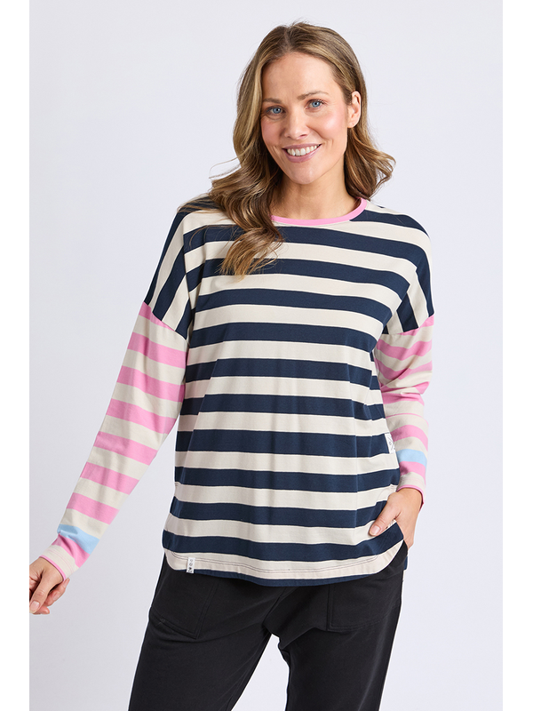 Elm Gaeb Stripe Long Sleeve Tee