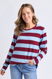 Elm Spritz Stripe Long Sleeve Tee