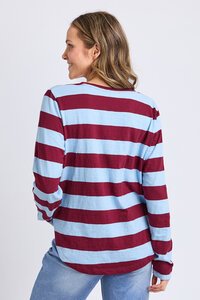 Elm Spritz Stripe Long Sleeve Tee
