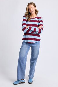 Elm Spritz Stripe Long Sleeve Tee
