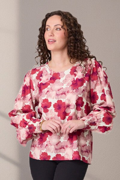 Classified Reims Rouched Cuff Top-1.7.26-Hello Cyril.