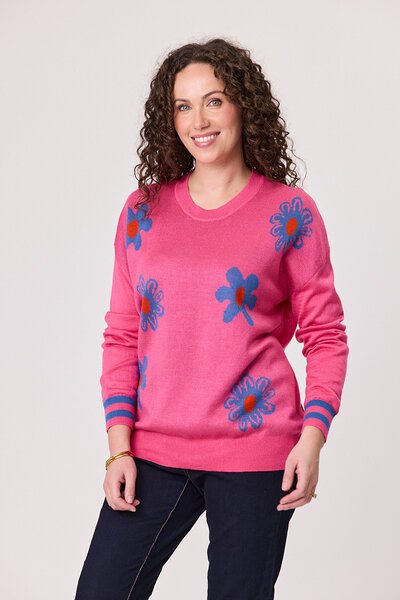 Classified Merino Blend Daisy Jumper-shop-by-style-Hello Cyril.