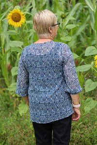 Memo Shirred Detail Top