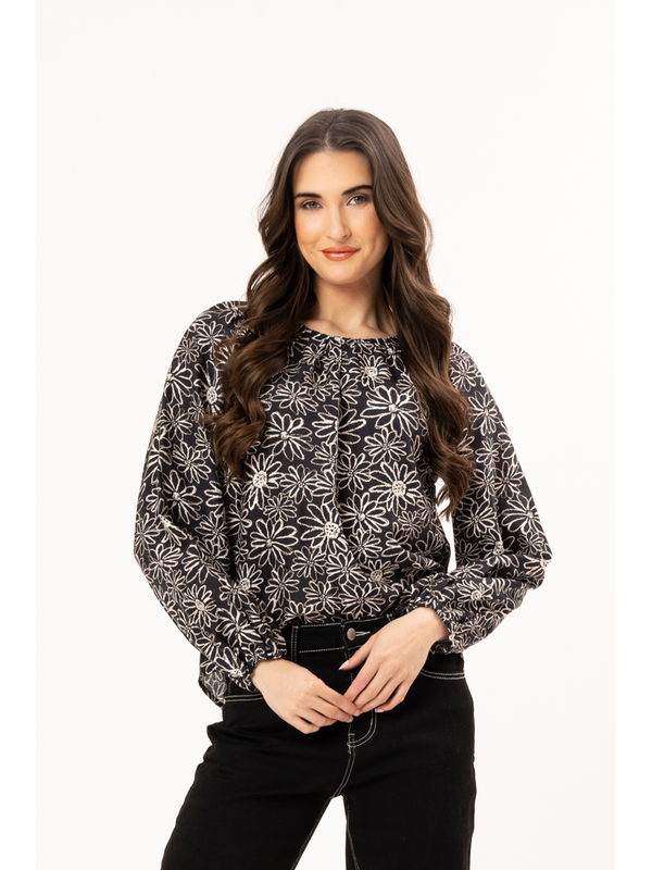Seeking Lola Bold Floral United Top