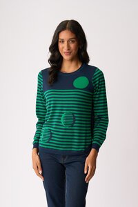 Memo Scoop The Spots & Stripes Jumper