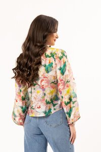 Leila + Luca Floral Rhapsody Valentina Blouse
