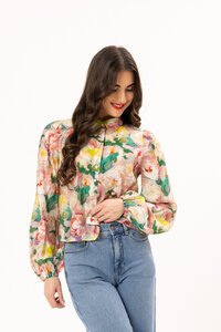 Leila + Luca Floral Rhapsody Valentina Blouse