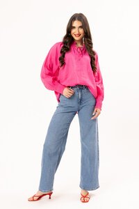 Leila + Luca Hot Pink Encourage Top