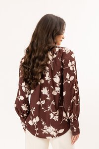 Leila + Luca Espresso Centered Top