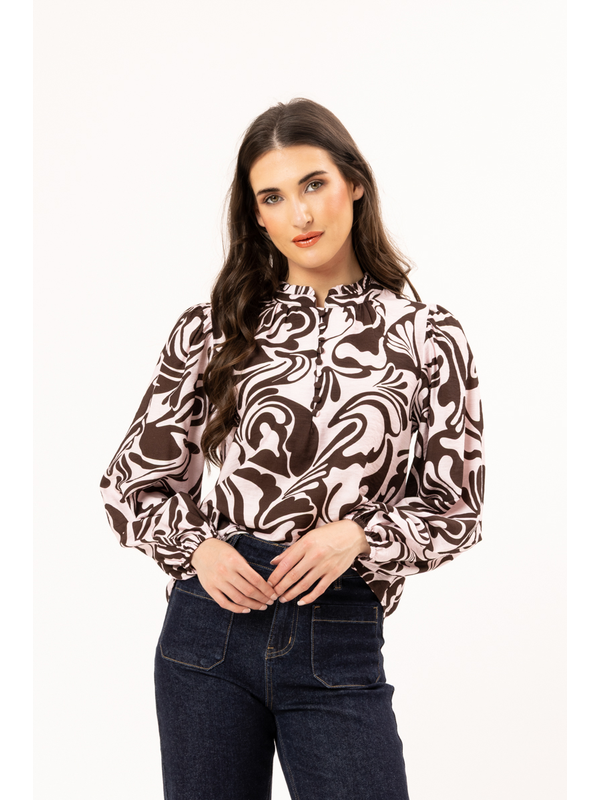 Leila + Luca S’mores Romance Blouse
