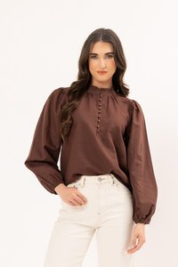 Leila + Luca Chocolate Romance Blouse