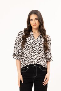 Seeking Lola Midnight Meadow Graceful Top
