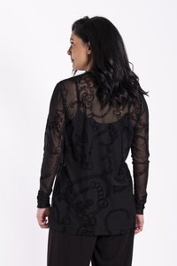 Jellicoe Non-Turtle Top Tassles & Chains Black