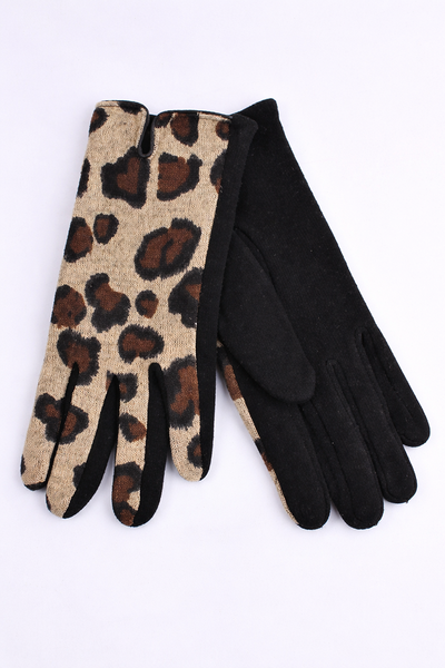 Alice + Lily Animal Print Gloves-accessories-Hello Cyril.