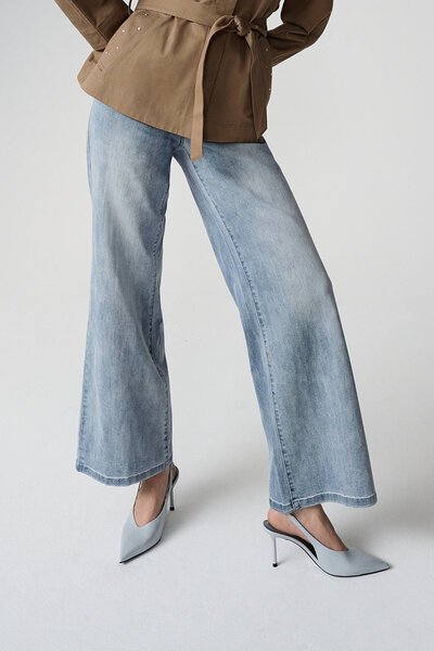 Joseph Ribkoff Classic Wide-Leg Stretch Jean-shop-by-style-Hello Cyril.