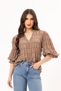 Seeking Lola Biscuit Graceful Top