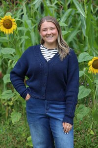 Memo Cable Knit Detail Cardigan