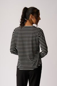 Foil Striped Long Sleeve T-Shirt