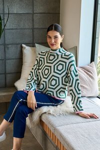 Foil Bee Bold Sweater