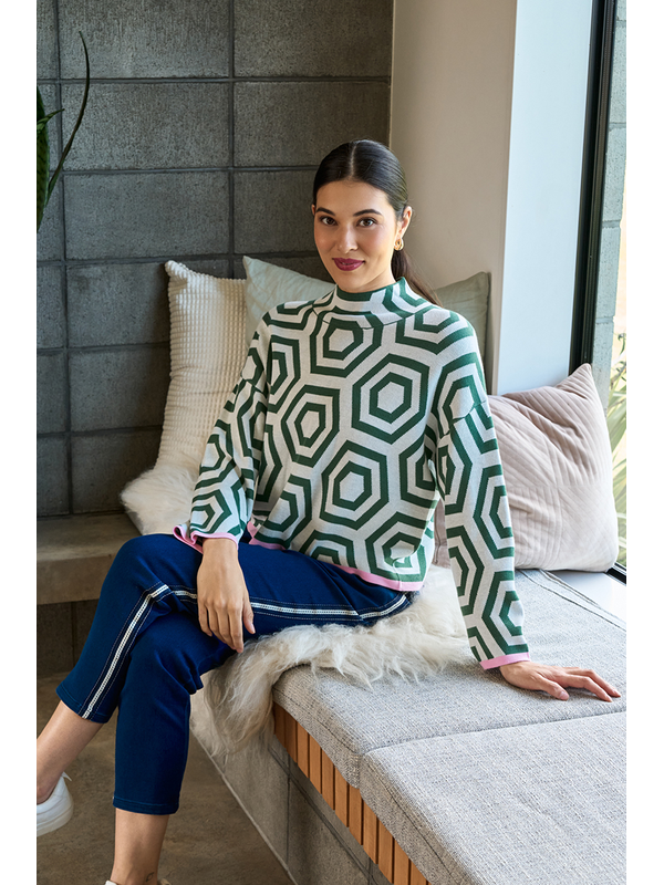 Foil Bee Bold Sweater