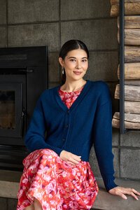 Memo Cable Knit Detail Cardigan