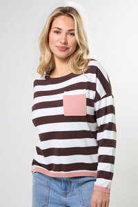 Stella + Gemma Street Stripe Pocket Jumper