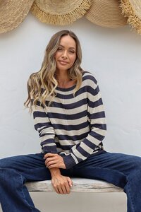 Miss Marlow Transeasonal Stripe Knit