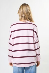 Stella + Gemma Newport Cross Stripe Sweat