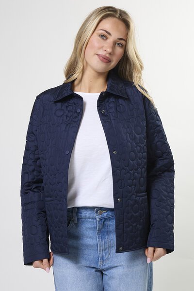 Stella + Gemma Flowerly Jacket-stella-+-gemma-stripe-shirt-Hello Cyril.