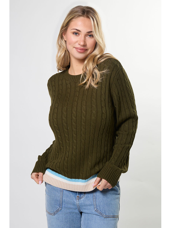 Stella + Gemma Cable Crew