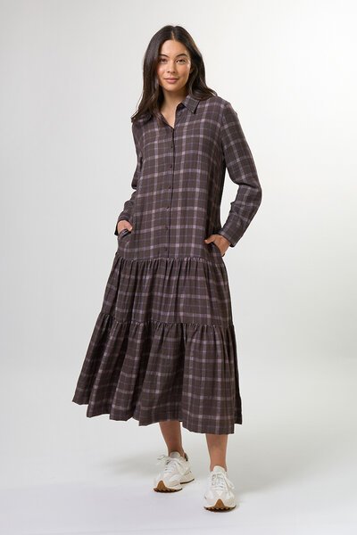 Stella + Gemma Talia Rocky Road Plaid Dress-shop-by-style-Hello Cyril.