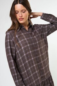 Stella + Gemma Talia Rocky Road Plaid Dress