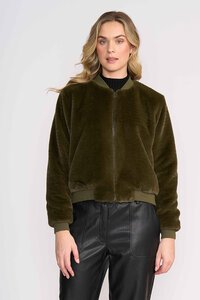 Foil Fur Sure Aviator Jacket