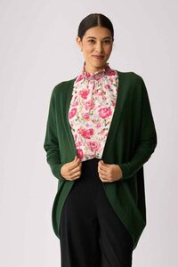 Foil Open Front Midi Cardi