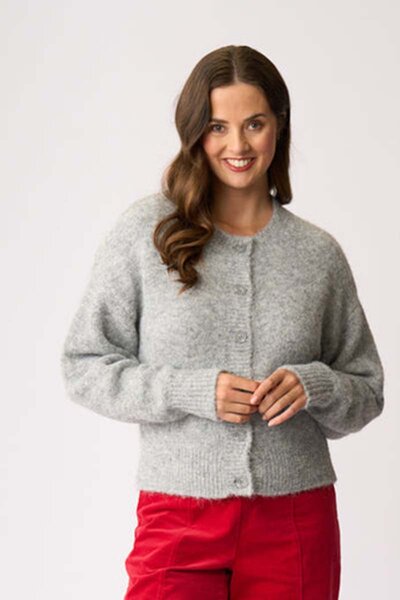 Foil Relaxed Cardigan-shop-by-style-Hello Cyril.