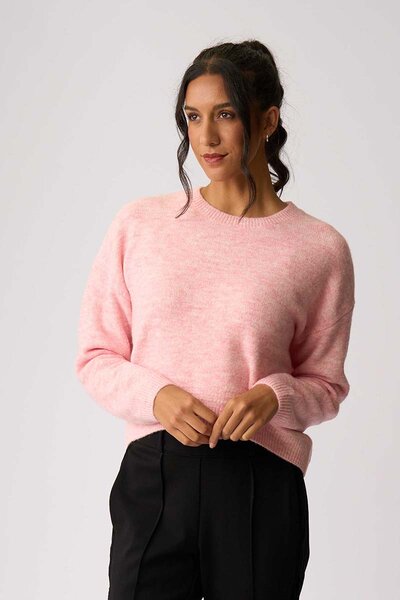 Memo Cropped Drop Hem Jumper-shop-by-style-Hello Cyril.