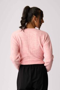 Memo Cropped Drop Hem Jumper