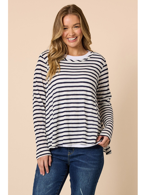 Threadz The Duo Stripe Top