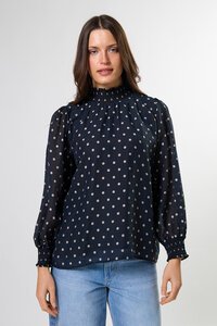 Stella + Gemma Sylvie Midnight Dot Blouse