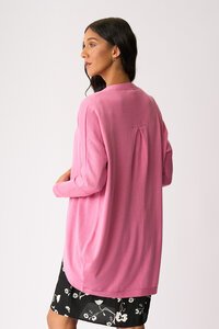 Foil Open Front Midi Cardi