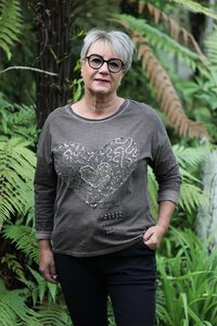 AE Luxe Heart Cotton Tee