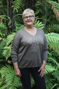 AE Luxe Animal Star Knit Top