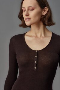 Standard Issue Merino Henley Dress