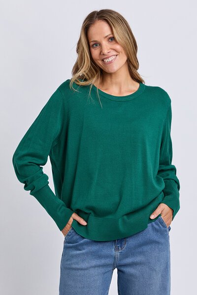 Elm Sunny Long Sleeve Knit Top-vassalli-loft-wide-leg-pant-Hello Cyril.